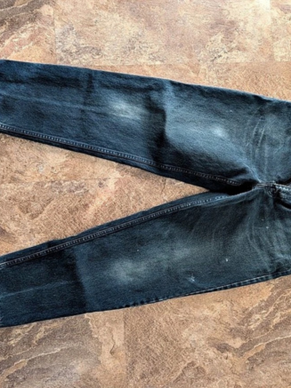 District Gasoline Jeans Black Vintage